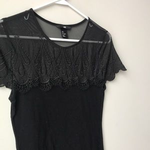 Lace Design T-Shirt